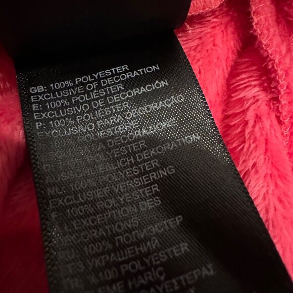 THE NORTH FACE INFANT 18-24 MONTH PINK FLEECE ZIP UP BODY SUIT - Picture 7 of 8